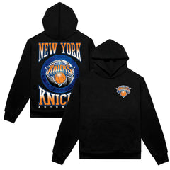 NBA New York Knicks Authmade Vintage Metal Premium Heavyweight Pullover Hoodie