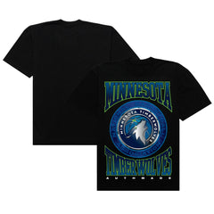 NBA Minnesota Timberwolves Authmade Vintage Metal Premium Heavyweight T-Shirt