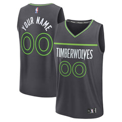 NBA Minnesota Timberwolves Fastbreak Custom Jersey