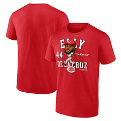 MLB Elly De La Cruz Cincinnati Reds Fanatics Hometown Caricature T-Shirt