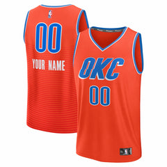 NBA Oklahoma City Thunder Youth Fast Break Custom Jersey
