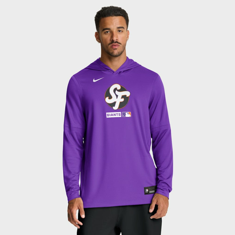 MLB San Francisco Giants Nike City Connect Dri-FIT Long Sleeve Hooded T-Shirt
