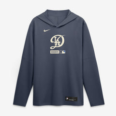 MLB Los Angeles Dodgers Nike City Connect Dri-FIT Long Sleeve Hooded T-Shirt