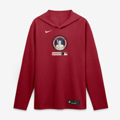 MLB Cleveland Guardians Nike City Connect Dri-FIT Long Sleeve Hooded T-Shirt