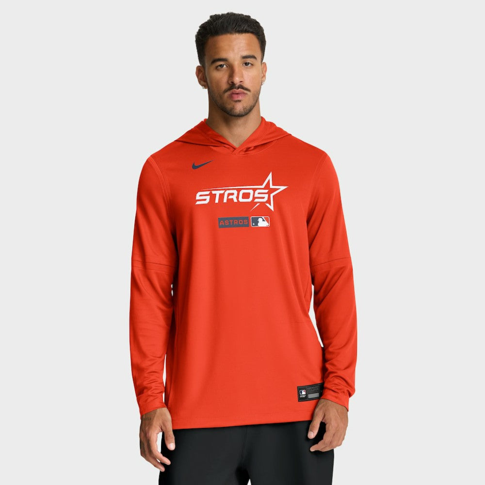 MLB Houston Astros Nike City Connect Dri-FIT Long Sleeve Hooded T-Shirt