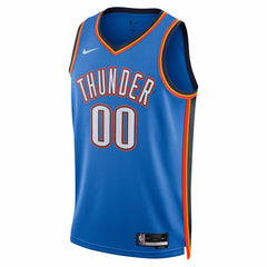 NBA Oklahoma City Thunder Unisex 2025 NBA Finals Patch Custom Swingman Jersey