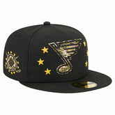 NHL Black St. Louis Blues New Era Military Appreciation Digital Camo Stars 59FIFTY Fitted Hat