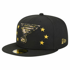 NHL Black St. Louis Blues New Era Military Appreciation Digital Camo Stars 59FIFTY Fitted Hat