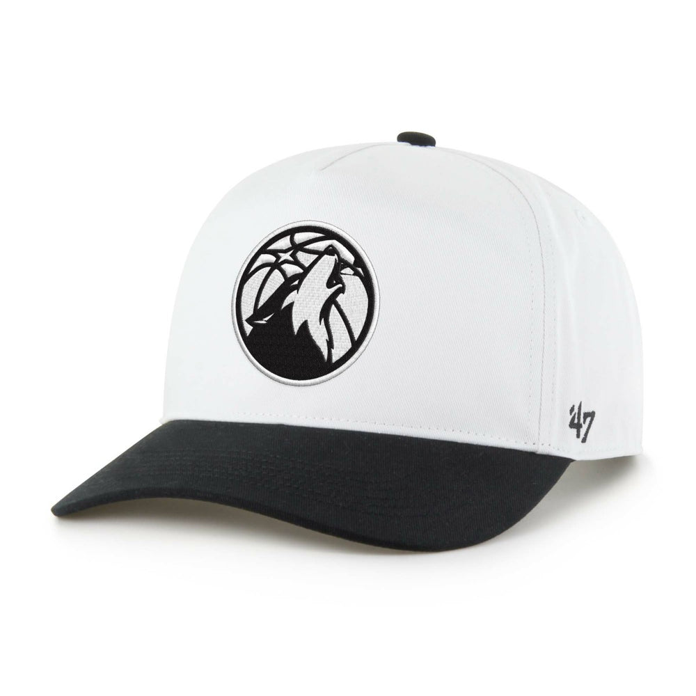 NBA Minnesota Timberwolves '47 Black & White Hitch Adjustable Hat