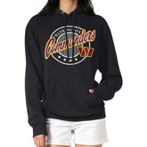 G-III 4Her by Carl Banks Women's Pinstripe Circle Fleece Pullover Hoodie - Washington Commanders