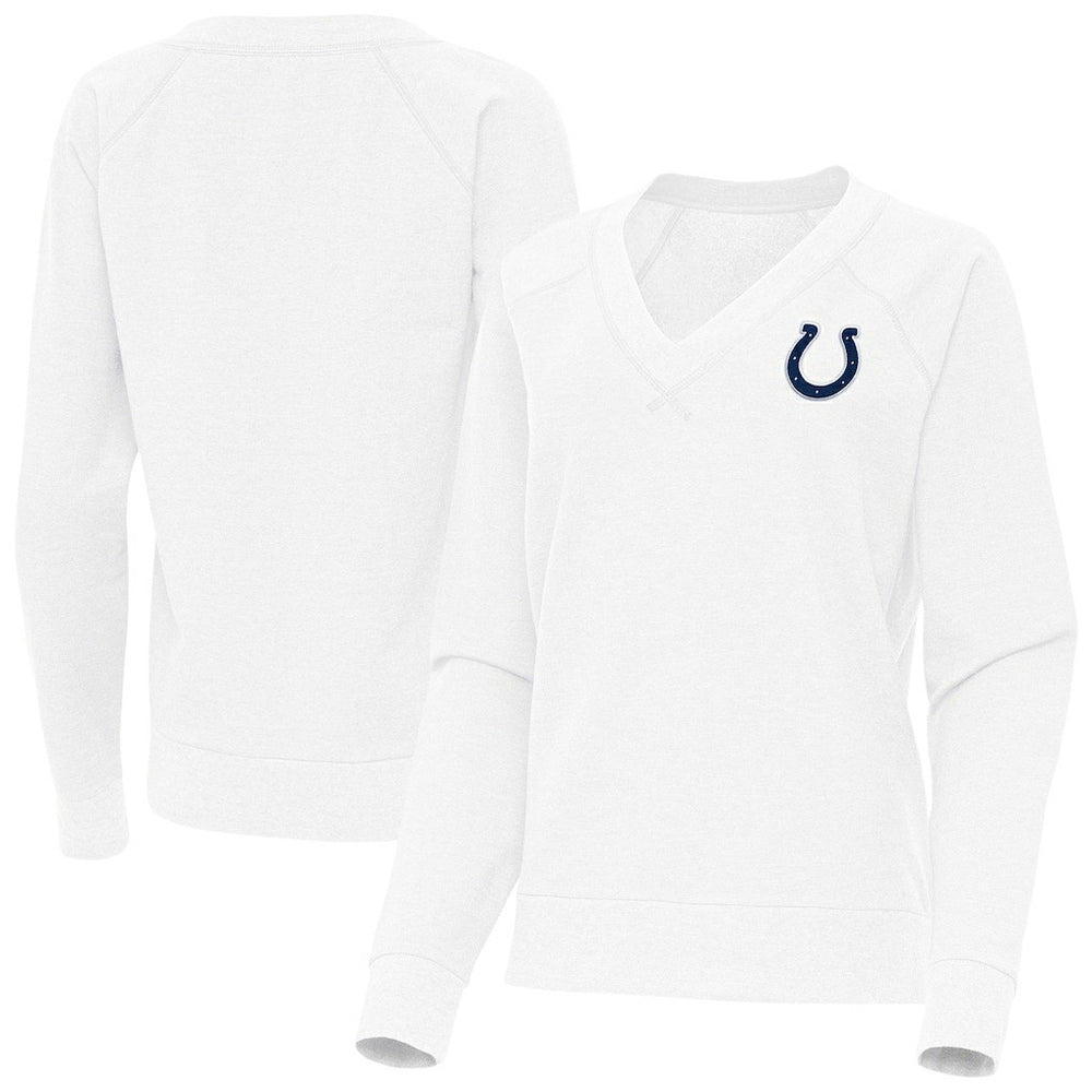 Antigua Women's Varsity Tri-Blend V-Neck Long Sleeve T-Shirt - Indianapolis Colts
