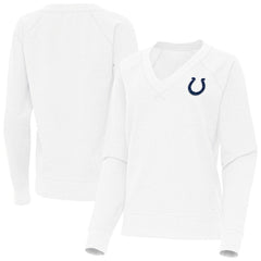 Antigua Women's Varsity Tri-Blend V-Neck Long Sleeve T-Shirt - Indianapolis Colts