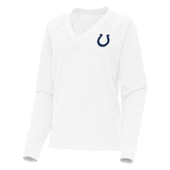 Antigua Women's Varsity Tri-Blend V-Neck Long Sleeve T-Shirt - Indianapolis Colts