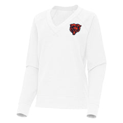 Antigua Women's Varsity Tri-Blend V-Neck Long Sleeve T-Shirt - Chicago Bears