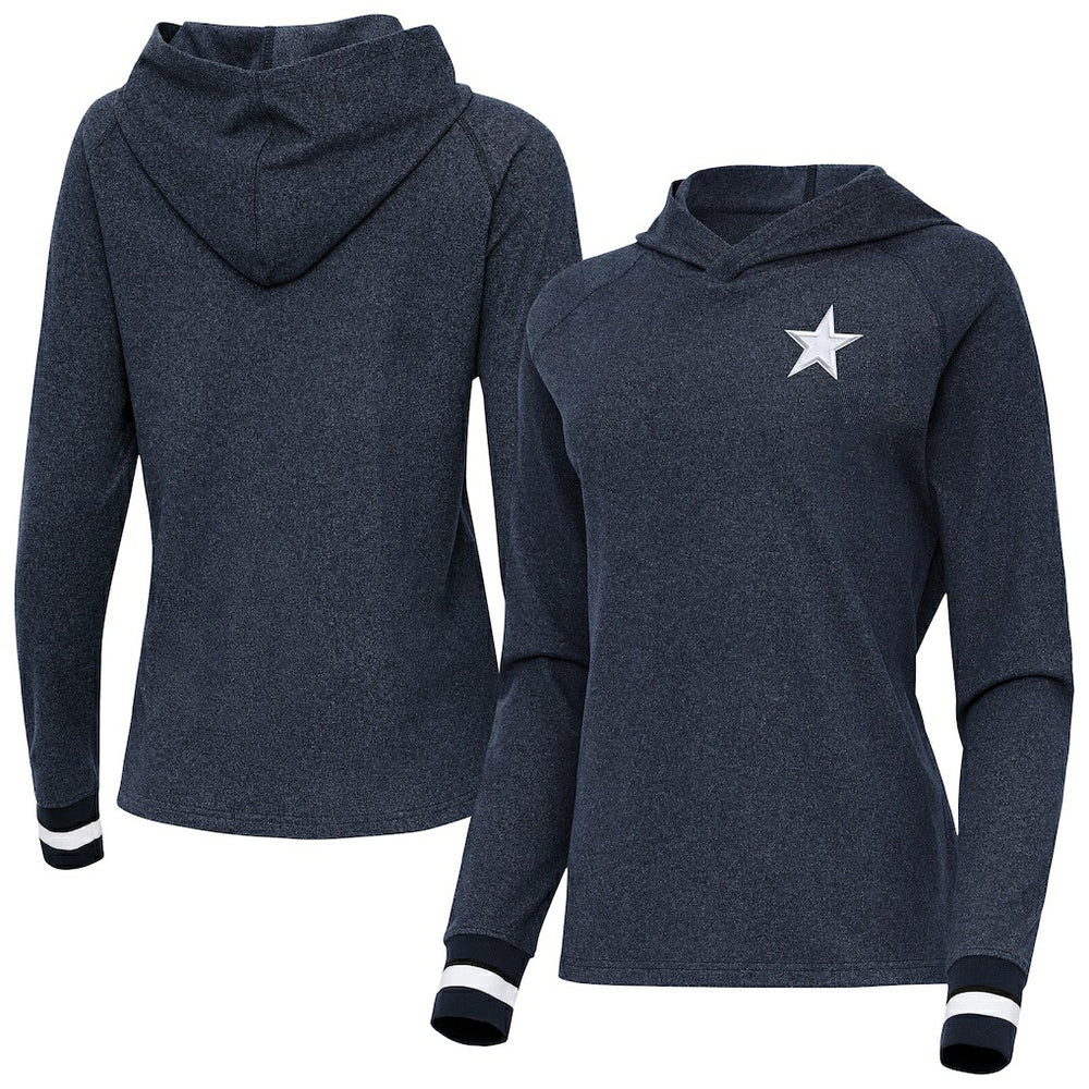 Antigua Women's Trek Raglan Pullover Hoodie - Dallas Cowboys