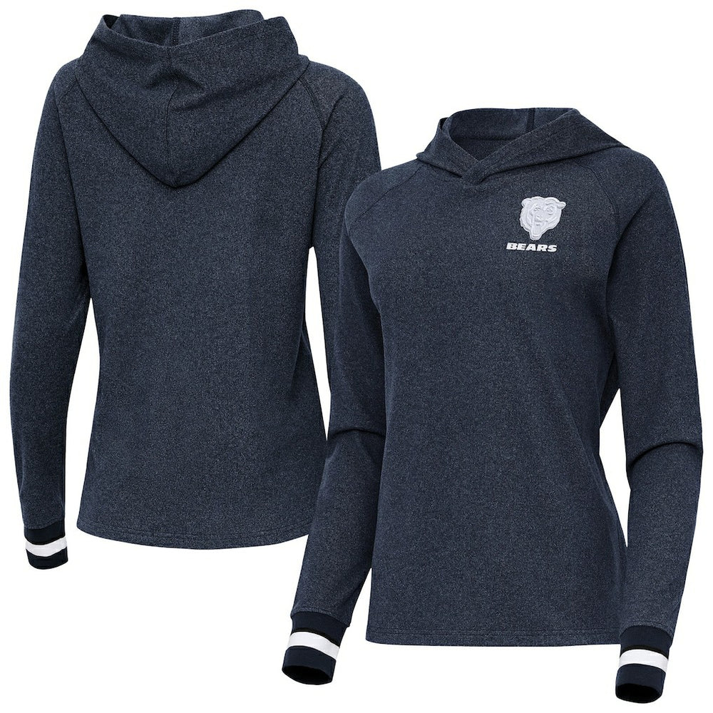 Antigua Women's Trek Raglan Pullover Hoodie - Chicago Bears