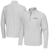 Antigua Step Up Quarter-Zip Pullover - Los Angeles Chargers