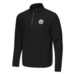 Antigua Step Up Quarter-Zip Pullover - Pittsburgh Steelers