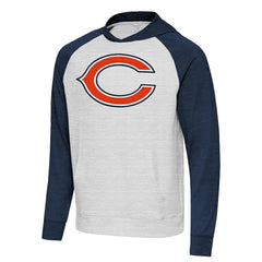 Antigua Urgent Raglan Pullover Hoodie - Chicago Bears