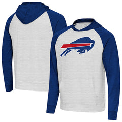 Antigua Urgent Raglan Pullover Hoodie - Buffalo Bills