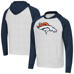 Antigua Urgent Raglan Pullover Hoodie - Denver Broncos
