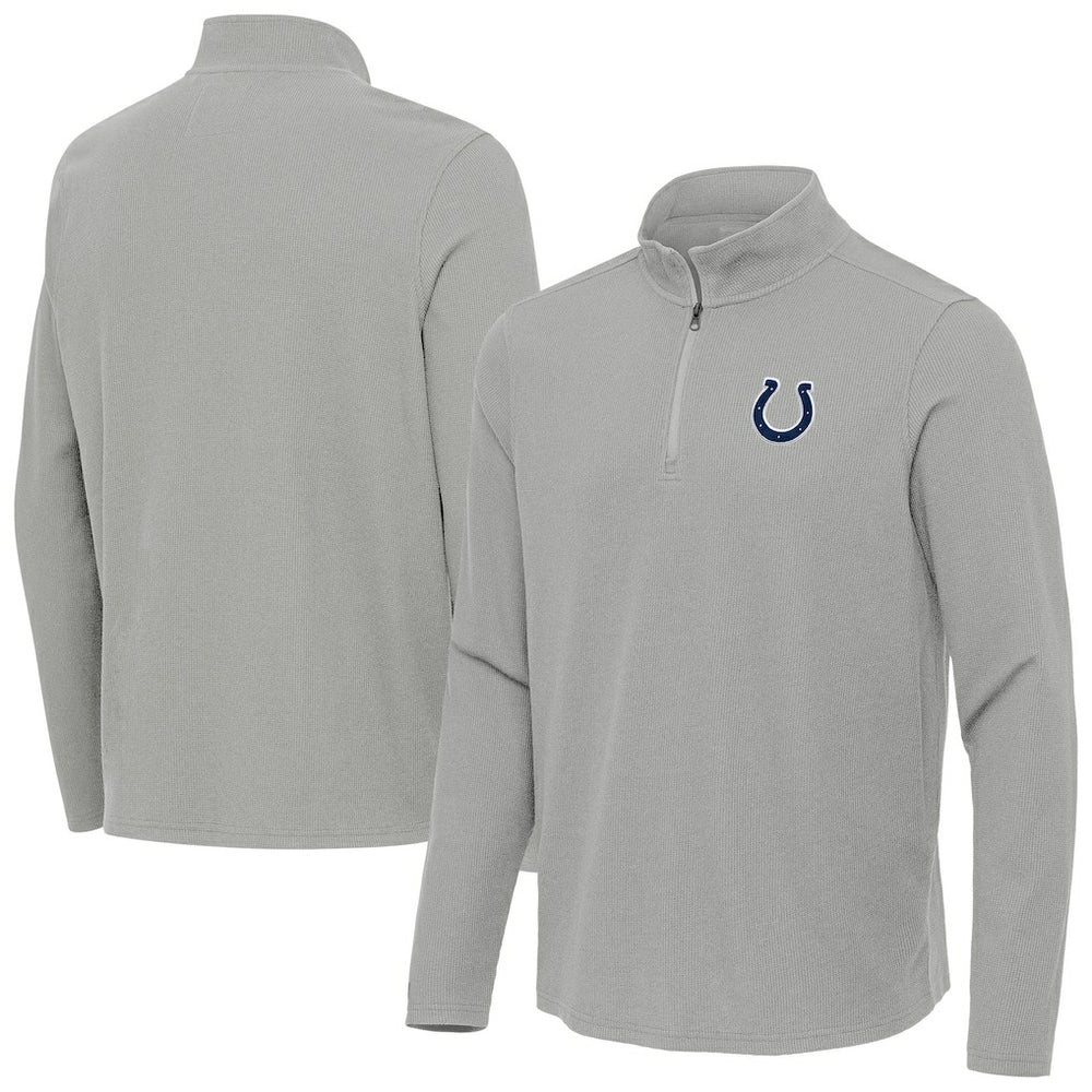 Antigua Sync Tri-Blend Quarter-Zip Pullover - Indianapolis Colts