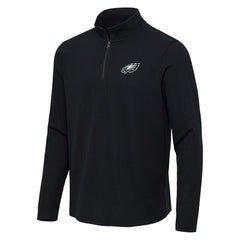 Antigua Sync Tri-Blend Quarter-Zip Pullover - Philadelphia Eagles