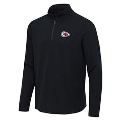 Antigua Sync Tri-Blend Quarter-Zip Pullover - Kansas City Chiefs