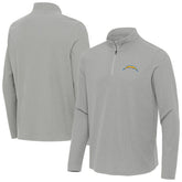 Antigua Sync Tri-Blend Quarter-Zip Pullover - Los Angeles Chargers