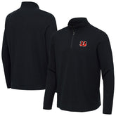 Antigua Sync Tri-Blend Quarter-Zip Pullover - Cincinnati Bengals
