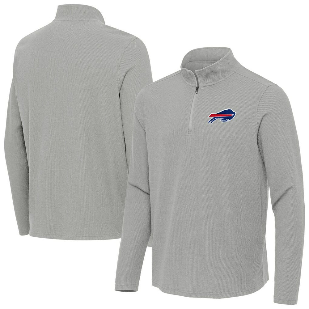 Antigua Sync Tri-Blend Quarter-Zip Pullover - Buffalo Bills
