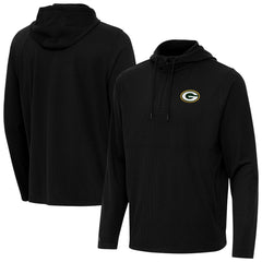 Antigua Connected Quarter-Zip Pullover Hoodie - Green Bay Packers