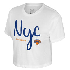 NBA New York Knicks Stadium Essentials Cropped Third Quarter T-Shirt