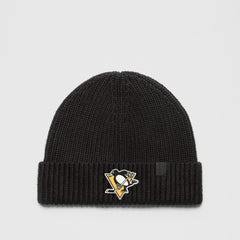 NHL Black|Black Pittsburgh Penguins lululemon Unisex Close-Fit Wool-Blend Ribbed Beanie