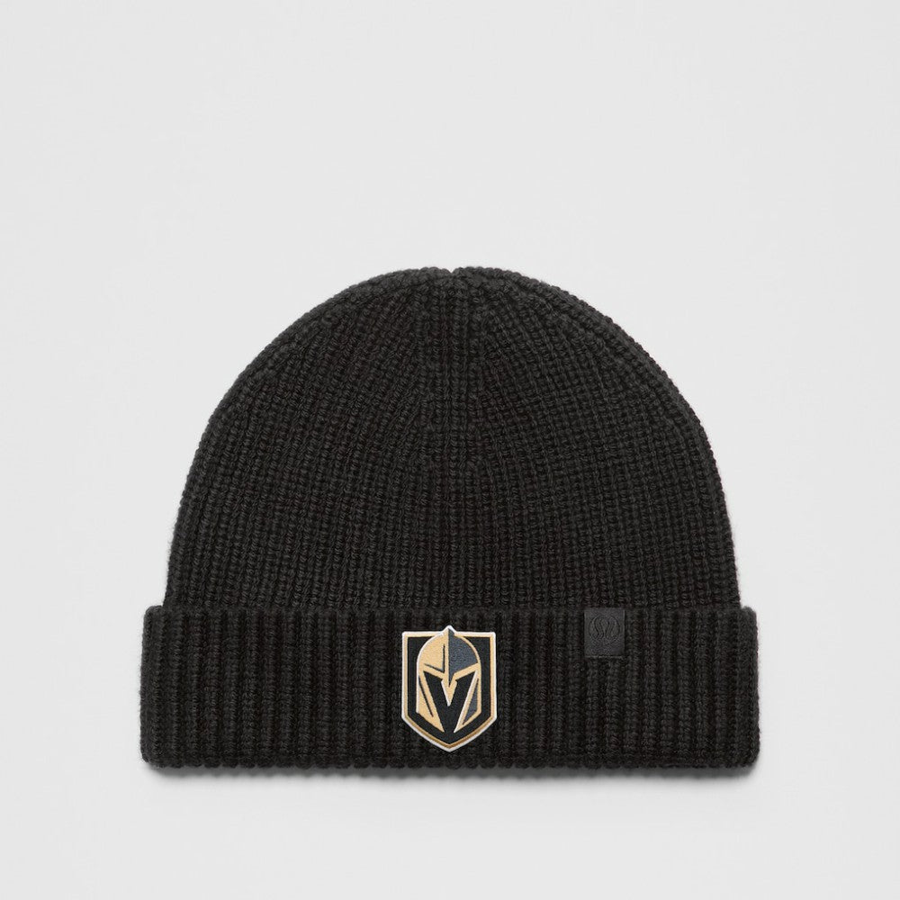 NHL Black|Black Vegas Golden Knights lululemon Unisex Close-Fit Wool-Blend Ribbed Beanie