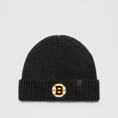 NHL Black|Black Boston Bruins lululemon Unisex Close-Fit Wool-Blend Ribbed Beanie