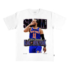NBA Jalen Brunson New York Knicks SLAM Unisex King of New York Cover T-Shirt
