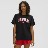 NHL Black|Black New Jersey Devils lululemon Women's All Yours Organic Cotton T-Shirt