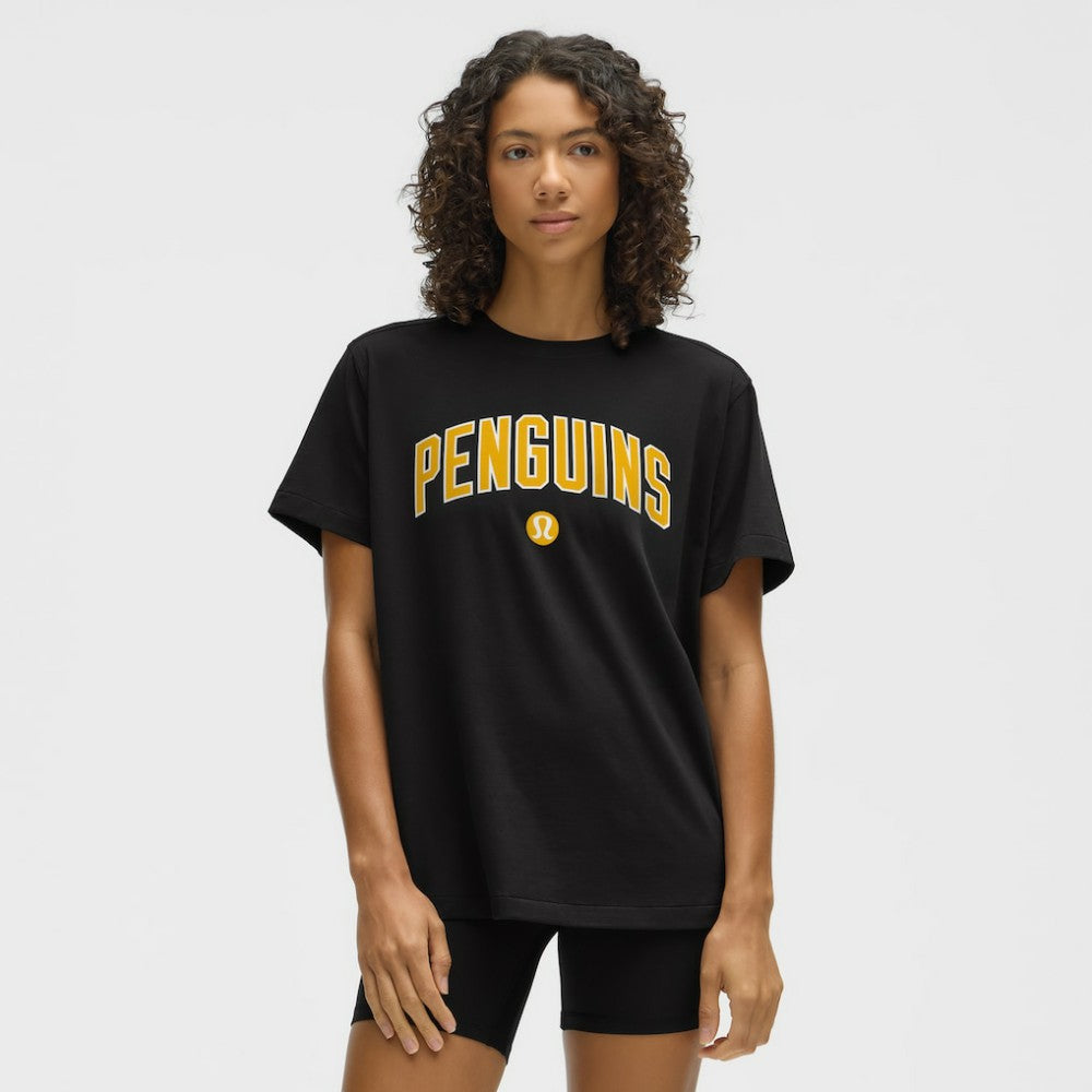 NHL Black|Black Pittsburgh Penguins lululemon Women's All Yours Organic Cotton T-Shirt