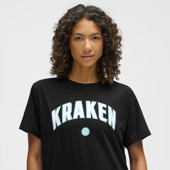 NHL Black|Black Seattle Kraken lululemon Women's All Yours Organic Cotton T-Shirt