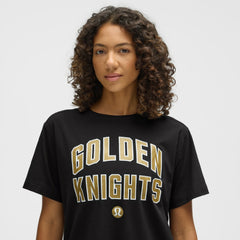 NHL Black|Black Vegas Golden Knights lululemon Women's All Yours Organic Cotton T-Shirt