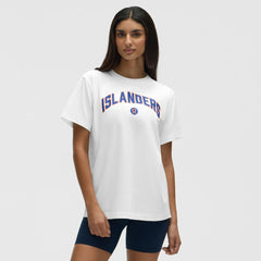 NHL White|White New York Islanders lululemon Women's All Yours Organic Cotton T-Shirt