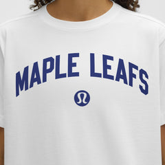 NHL White|White Toronto Maple Leafs lululemon Women's All Yours Organic Cotton T-Shirt
