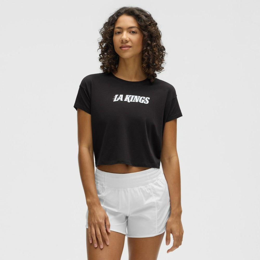 NHL Black|Black Los Angeles Kings lululemon Women's Cates T-Shirt