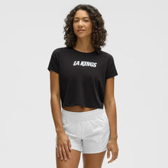 NHL Black|Black Los Angeles Kings lululemon Women's Cates T-Shirt