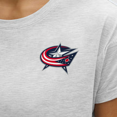 NHL Heathered Core Ultra Light Grey|Heathered Core Ultra Light Grey Columbus Blue Jackets lululemon Women's Cates T-Shirt