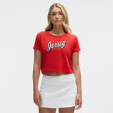 NHL True Red|True Red New Jersey Devils lululemon Women's Cates T-Shirt