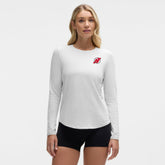 NHL Heathered Core Ultra Light Grey|Heathered Core Ultra Light Grey New Jersey Devils lululemon Women's Love Long Sleeve T-Shirt