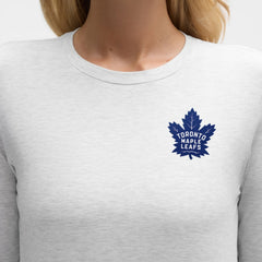 NHL Heathered Core Ultra Light Grey|Heathered Core Ultra Light Grey Toronto Maple Leafs lululemon Women's Love Long Sleeve T-Shirt