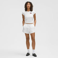 NHL White|White Columbus Blue Jackets lululemon Women's Baby T-Shirt